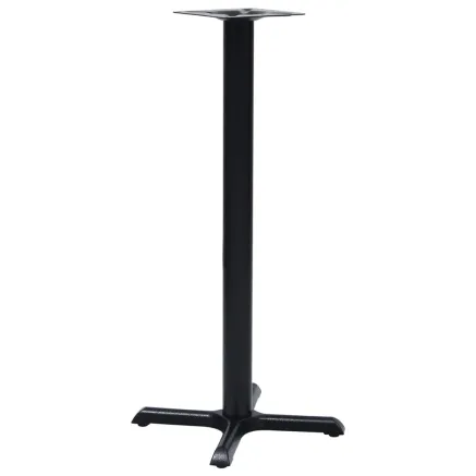 Pied de table de bistro Noir 56x56x107 cm Fonte