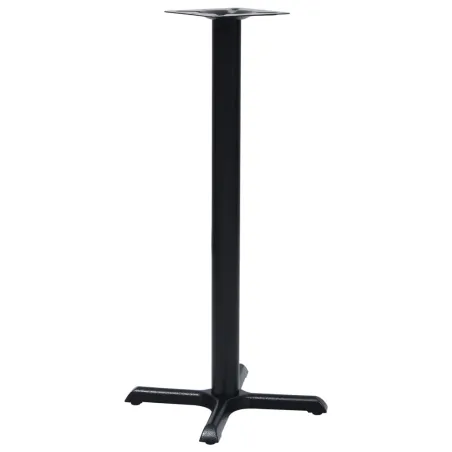 Pied de table de bistro Noir 56x56x107 cm Fonte