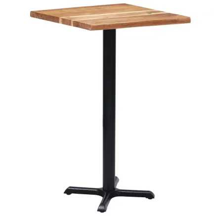 Pied de table de bistro Noir 56x56x107 cm Fonte 2