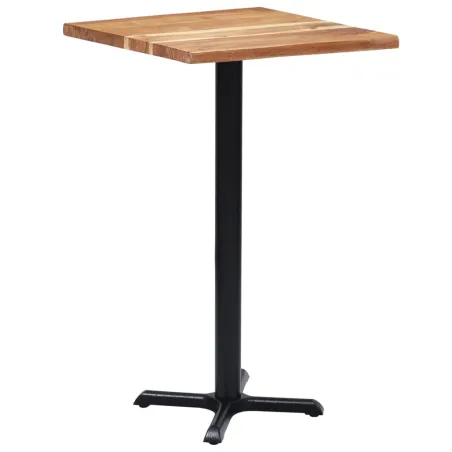 Pied de table de bistro Noir 56x56x107 cm Fonte