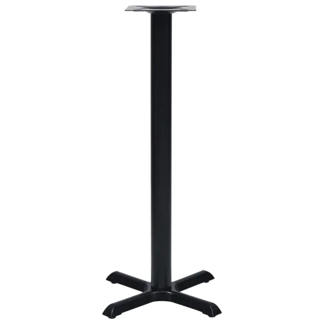 Pied de table de bistro Noir 56x56x107 cm Fonte