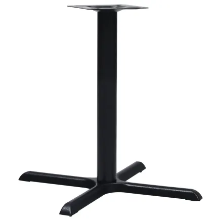 Pied de table de bistro noir 76x76x72 cm fonte