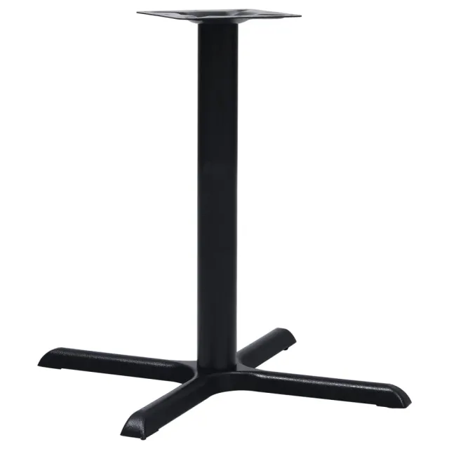 Pied de table de bistro noir 76x76x72 cm fonte