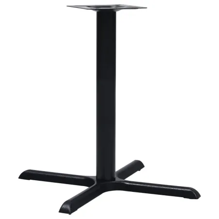 Pied de table de bistro noir 76x76x72 cm fonte
