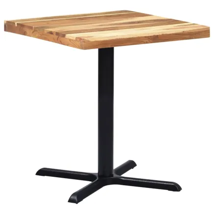 Pied de table de bistro noir 76x76x72 cm fonte 2