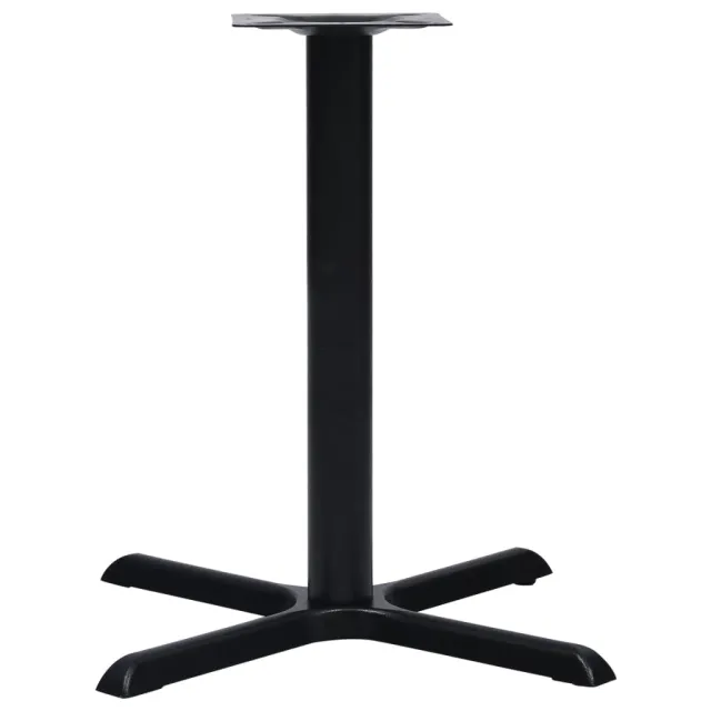 Pied de table de bistro noir 76x76x72 cm fonte