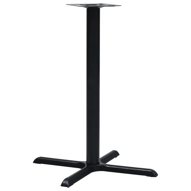 Pied de table de bistro Noir 76x76x107 cm Fonte