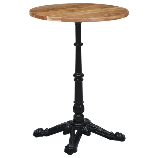 Pied de table de bistro noir 52x52x72 cm fonte