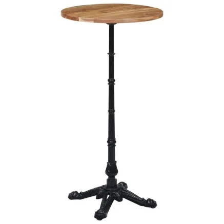 Pied de table de bistro noir 52x52x108 cm fonte 2