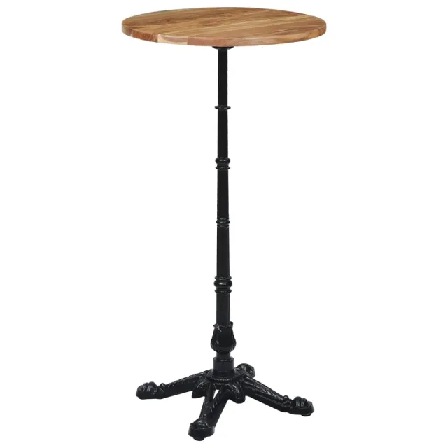 Pied de table de bistro noir 52x52x108 cm fonte
