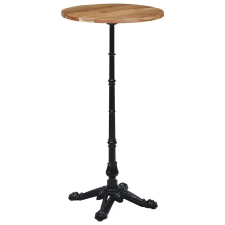 Pied de table de bistro noir 52x52x108 cm fonte