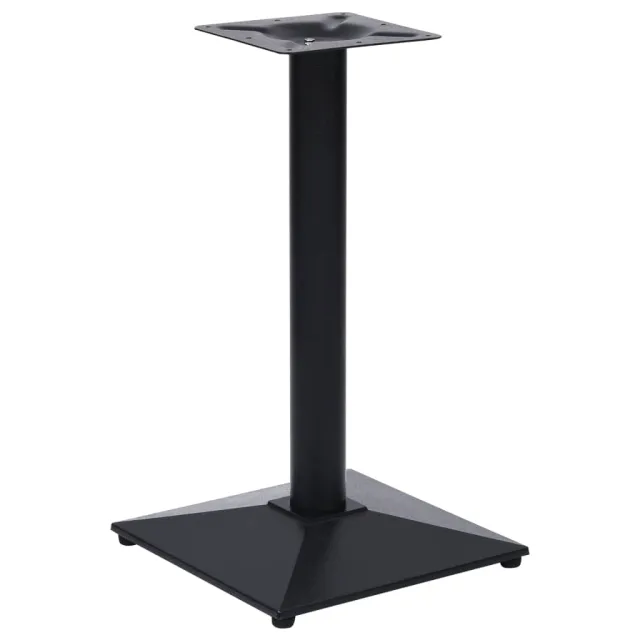 Pied de table de bistro noir 41x41x72 cm fonte
