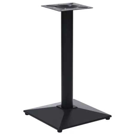 Pied de table de bistro noir 41x41x72 cm fonte