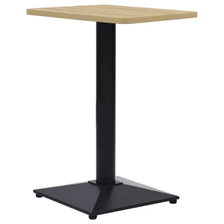 Pied de table de bistro noir 41x41x72 cm fonte 2