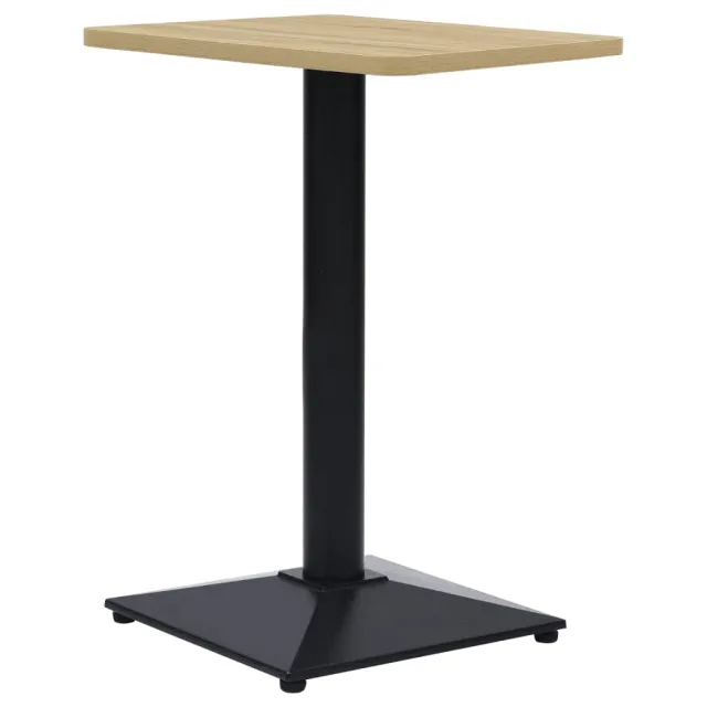 Pied de table de bistro noir 41x41x72 cm fonte