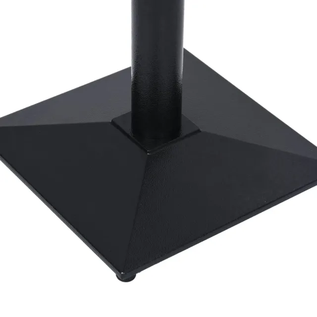 Pied de table de bistro noir 41x41x72 cm fonte