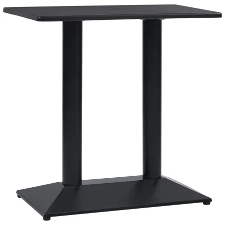 Pied de table de bistro noir 70x40x72 cm fonte