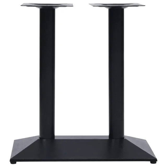 Pied de table de bistro noir 70x40x72 cm fonte