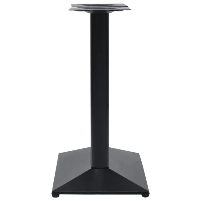 Pied de table de bistro noir 70x40x72 cm fonte
