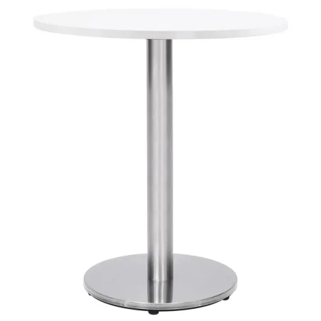 Pied de table de bistro argenté Ø45x72 cm acier inoxydable