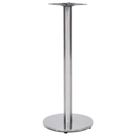 Pied de table de bistro Argenté Ø45x107 cm Acier inoxydable