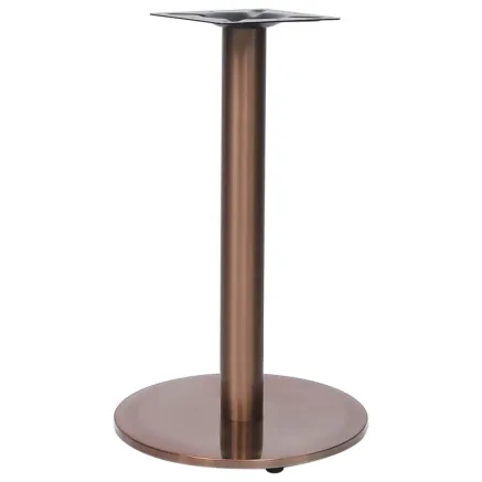 Pied de table de bistro doré Ø45x72 cm acier inoxydable