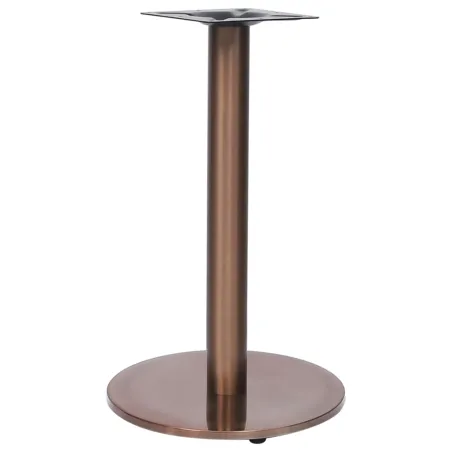 Pied de table de bistro doré Ø45x72 cm acier inoxydable
