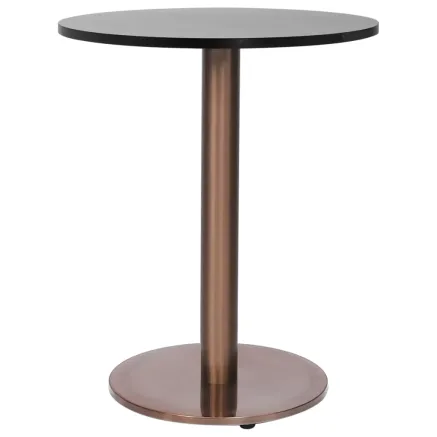 Pied de table de bistro doré Ø45x72 cm acier inoxydable 2