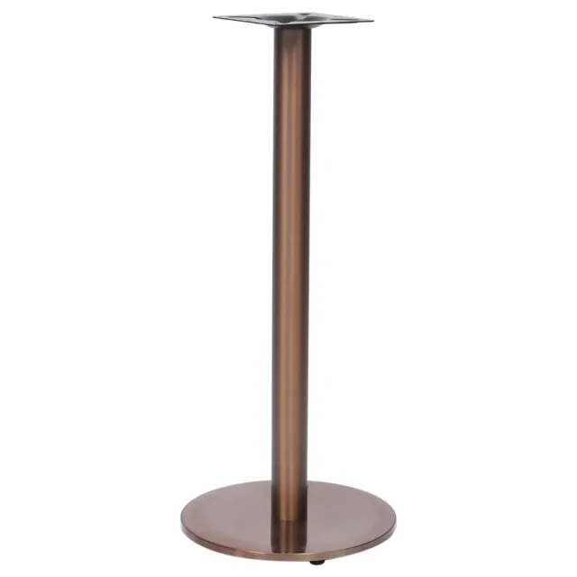Pied de table de bistro Doré Ø45x107 cm Acier inoxydable