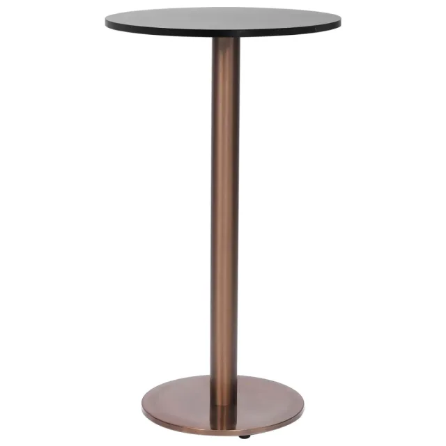 Pied de table de bistro Doré Ø45x107 cm Acier inoxydable