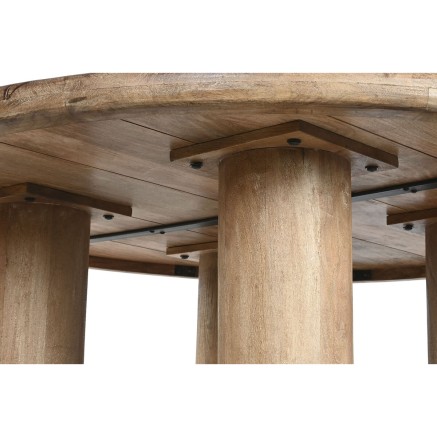 Tavolo da Pranzo Home ESPRIT Marrone Legno di mango 150 x 150 x 78,7 c 2