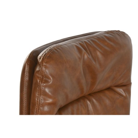 Esszimmerstuhl Home ESPRIT Kunstleder Metall 71 x 49 x 90 cm