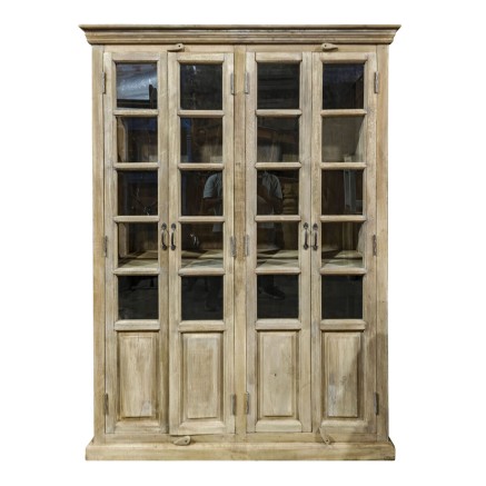 Display Stand Home ESPRIT White Mango wood 135 x 50 x 210 cm 2