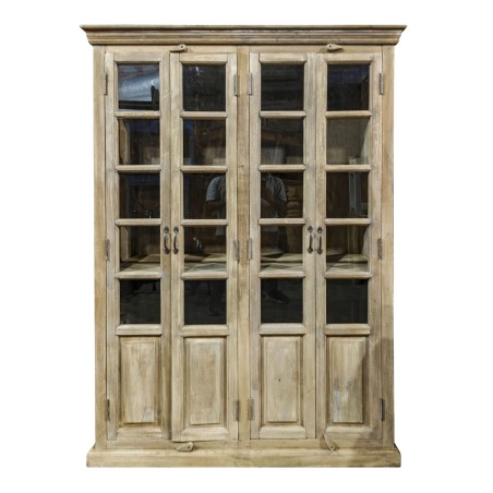 Vitrina Home ESPRIT Blanco Madera de mango 135 x 50 x 210 cm