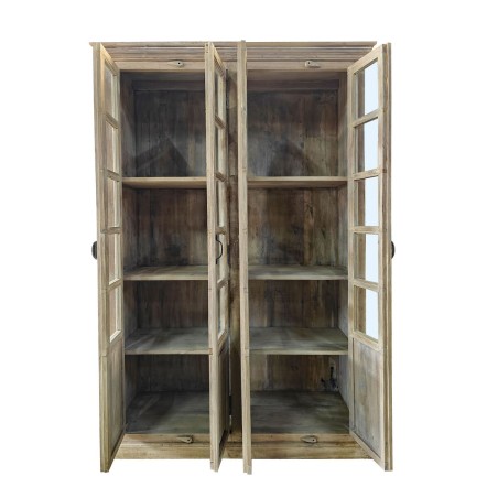Vitrina Home ESPRIT Blanco Madera de mango 135 x 50 x 210 cm