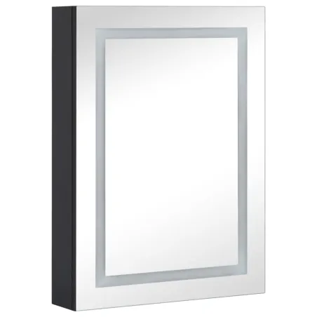 Armoire de salle de bain à miroir LED 50x13x70 cm