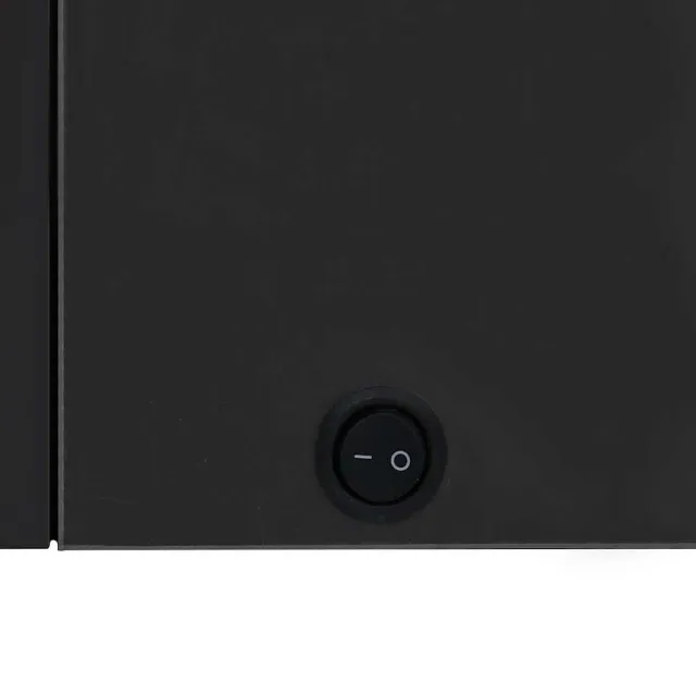 Armoire de salle de bain à miroir LED 89x14x62 cm