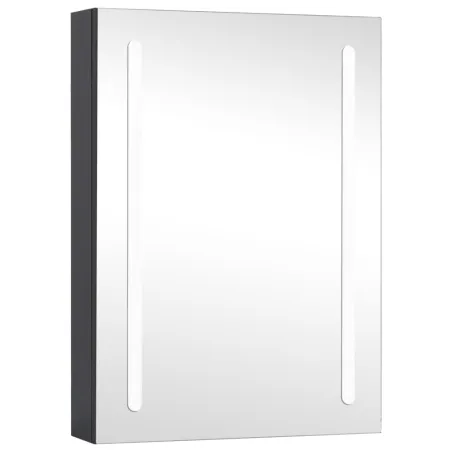 Armoire de salle de bain à miroir LED 50x13x70 cm