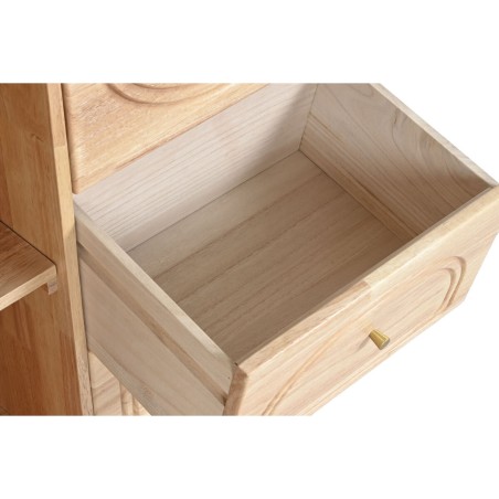 Buffet Home ESPRIT Naturel Métal Rotin Bois d'hévéa 73,5 x 35 x 78