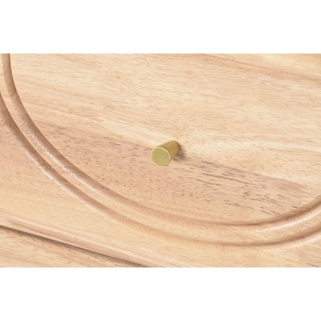 Sideboard Home ESPRIT Natural Metal Rattan Rubber wood 73,5 x 35 x 78