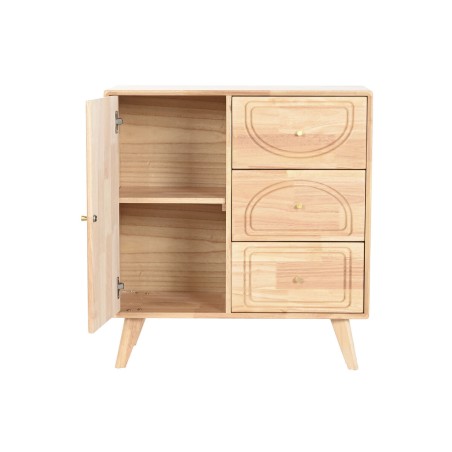 Buffet Home ESPRIT Naturel Métal Rotin Bois d'hévéa 73,5 x 35 x 78