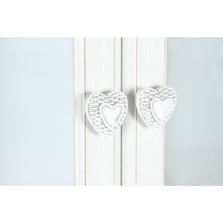 Vitrina Home ESPRIT Blanco Madera Cristal 76 x 39 x 193 cm