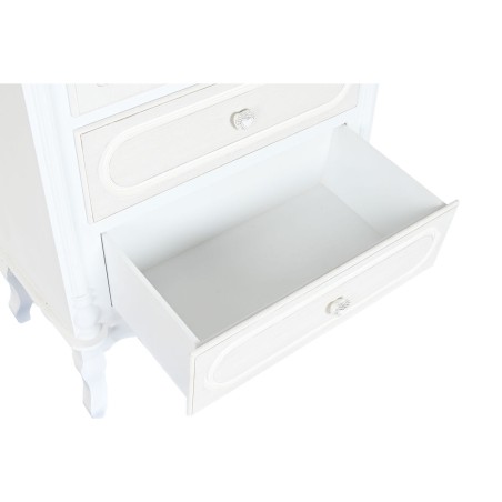 Display Stand Home ESPRIT White Wood Crystal 76 x 39 x 193 cm