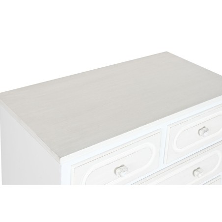 Kommode Home ESPRIT Weiß Beige Romantisch 80 x 42 x 105 cm