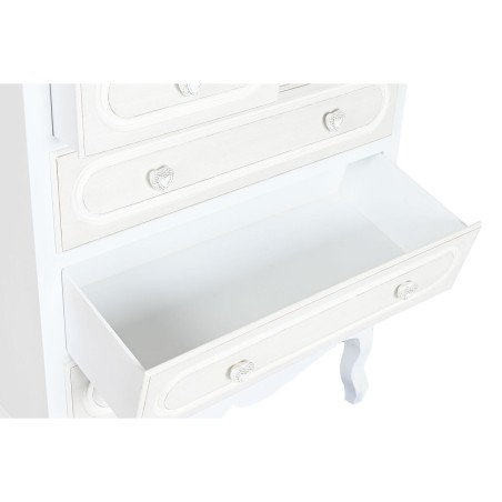 Cassettiera Home ESPRIT Bianco Beige Romantico 80 x 42 x 105 cm