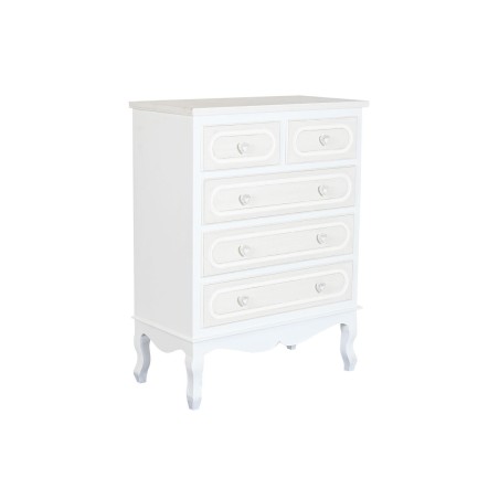 Kommode Home ESPRIT Weiß Beige Romantisch 80 x 42 x 105 cm