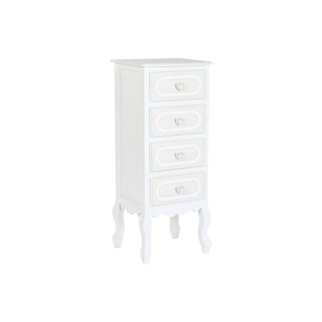 Schubladenschrank Home ESPRIT Weiß Romantisch 40 x 36 x 100 cm