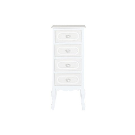 Schubladenschrank Home ESPRIT Weiß Romantisch 40 x 36 x 100 cm
