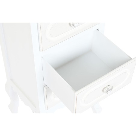Schubladenschrank Home ESPRIT Weiß Romantisch 40 x 36 x 100 cm