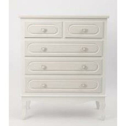 Set di 2 tavoli Home ESPRIT Bianco 30 x 30 x 76,5 cm 2